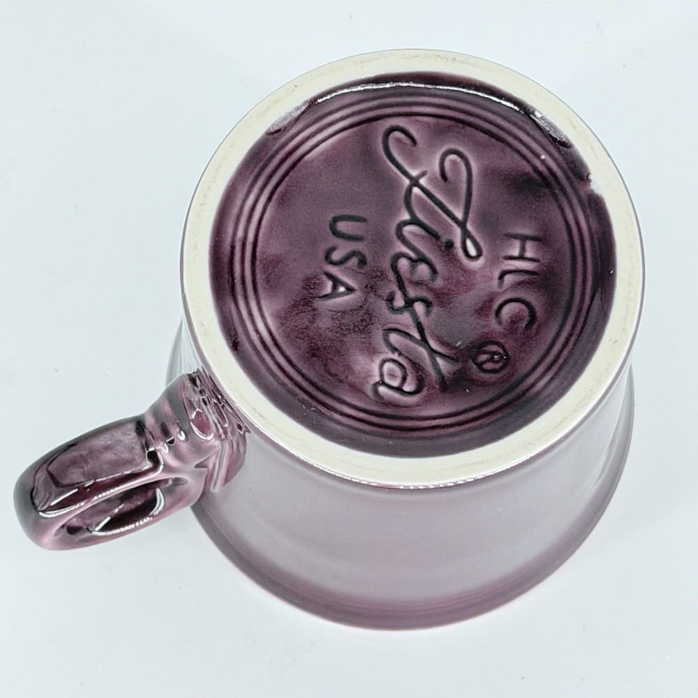 Fiesta Classic Ring Handle Mug 10.25 oz Fiestaware Cup Purple - Picture 4 of 4